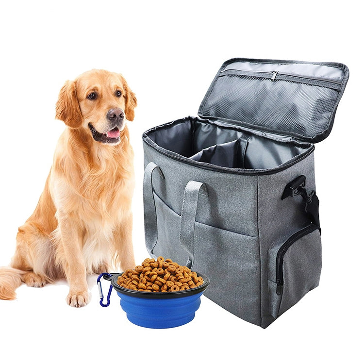 Travel Portable Carry Out Pet Supplies Storage Single-shoulder Bag Without Dog Bowl