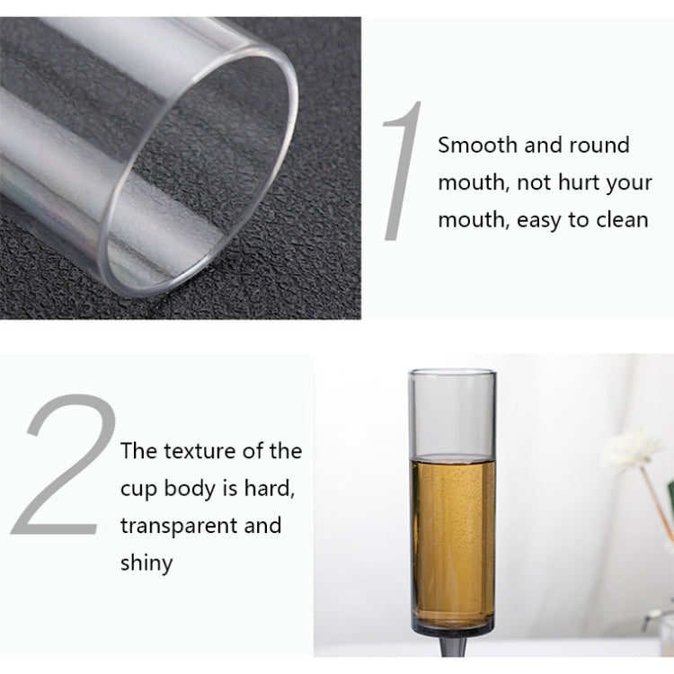 165ml Household Acrylic Champagne Glasses