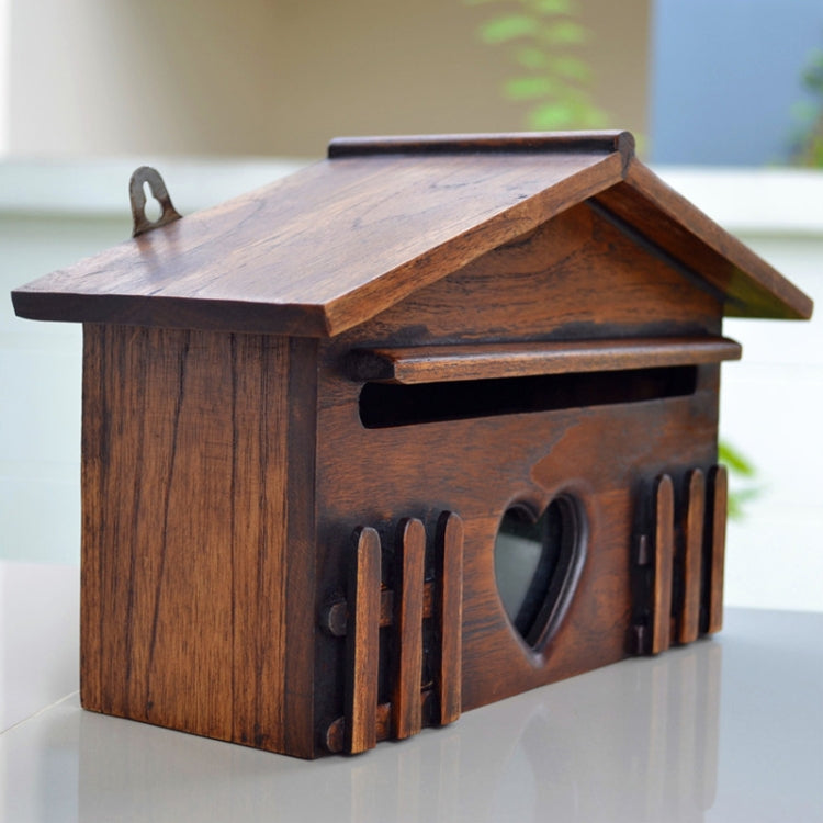 Outdoor Wall-mounted Wooden Letter Box Office Suggestion Box