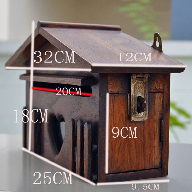Outdoor Wall-mounted Wooden Letter Box Office Suggestion Box