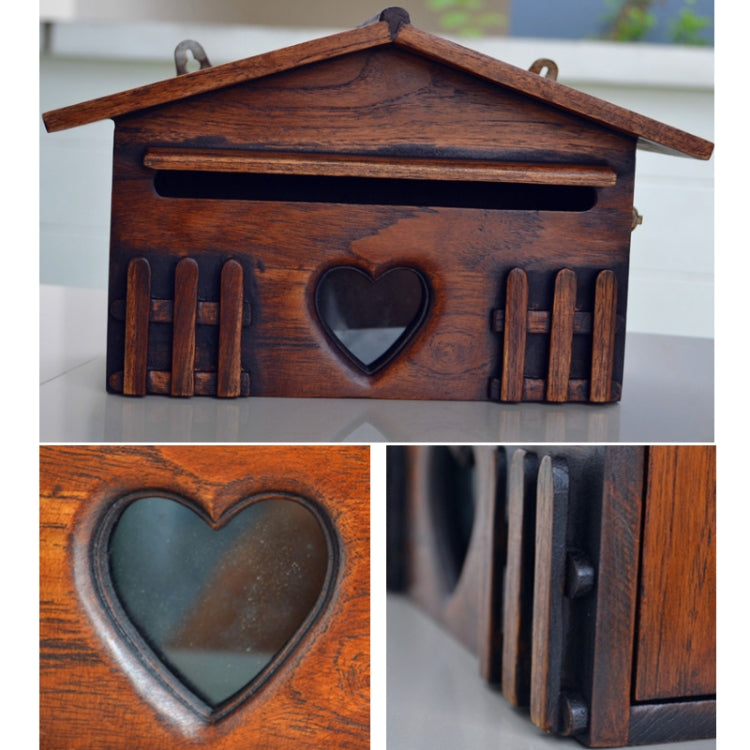 Outdoor Wall-mounted Wooden Letter Box Office Suggestion Box