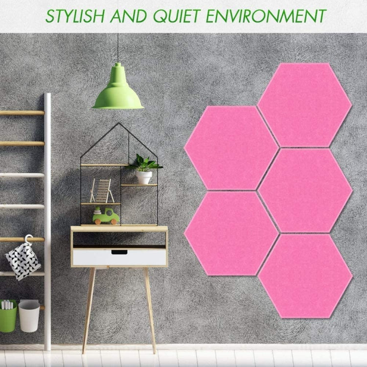 Hexagonal Color Decorative Acoustic Panels, Random Color Delivery
