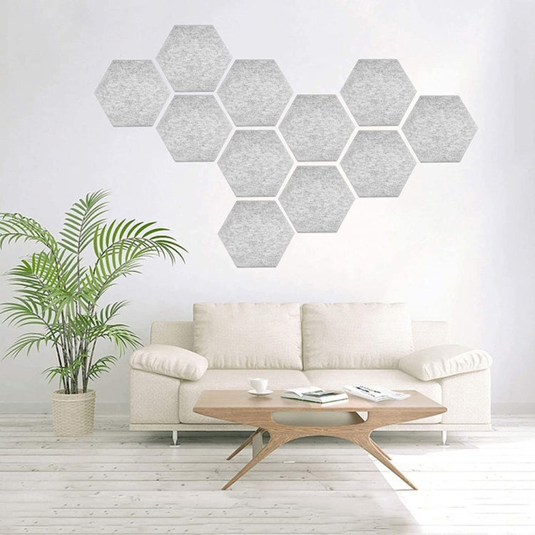 Hexagonal Color Decorative Acoustic Panels, Random Color Delivery