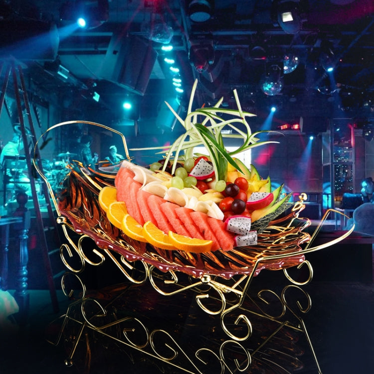 Acrylic Leaf Shape Fruit Tray and Shelf, Style: