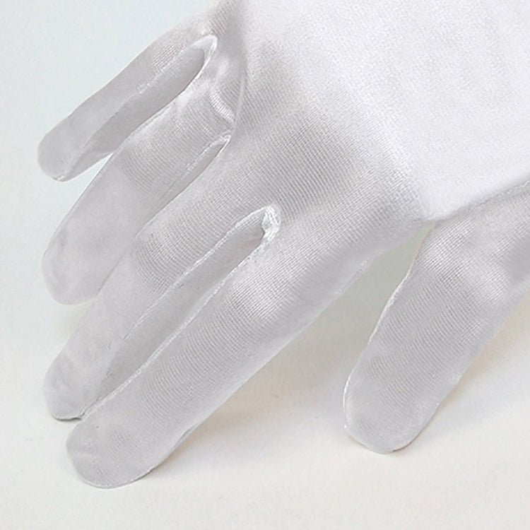 1pair Bride Gloves Satin Long Vintage Travel Sunscreen Dress Wedding Gloves