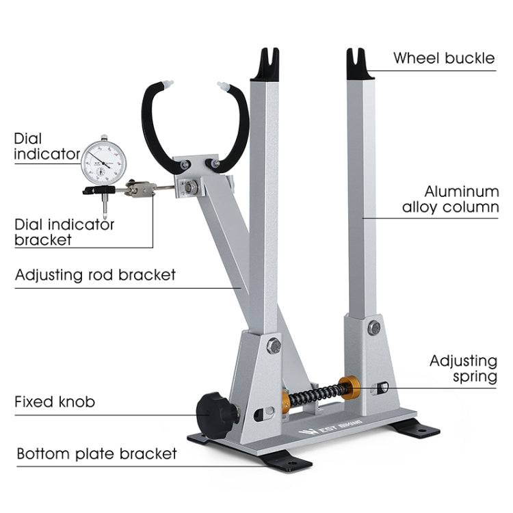 WEST BIKING Bicycle Wheel Correction and Adjustment Station