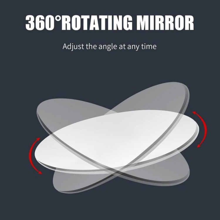 1 Pair Bicycle Hose Adjustment Convex Large Screen Rearview Mirror