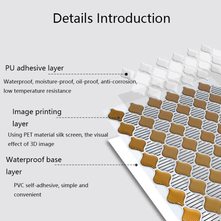 Home 3D Stereo Waterproof Crystal Epoxy Wall Sticker