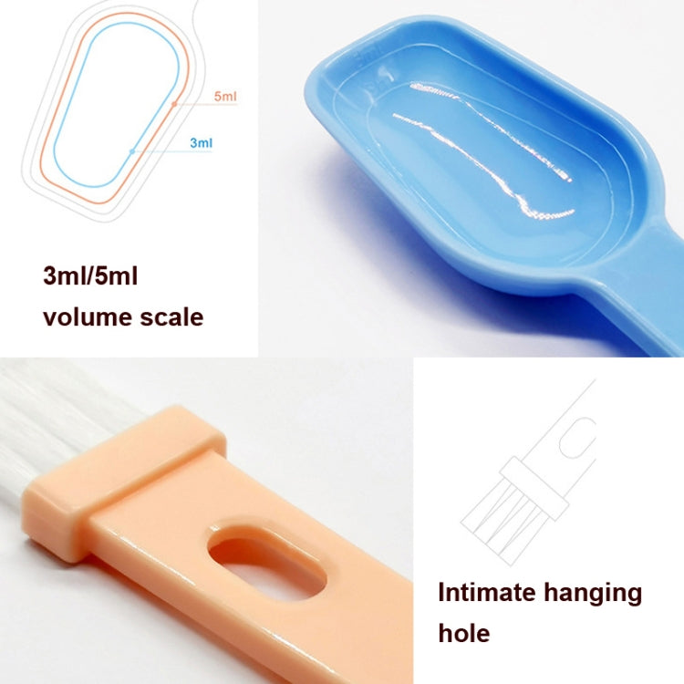 20 PCS Coffee Bean Grinder Spoon Grinder Cleaning Brush With Scale