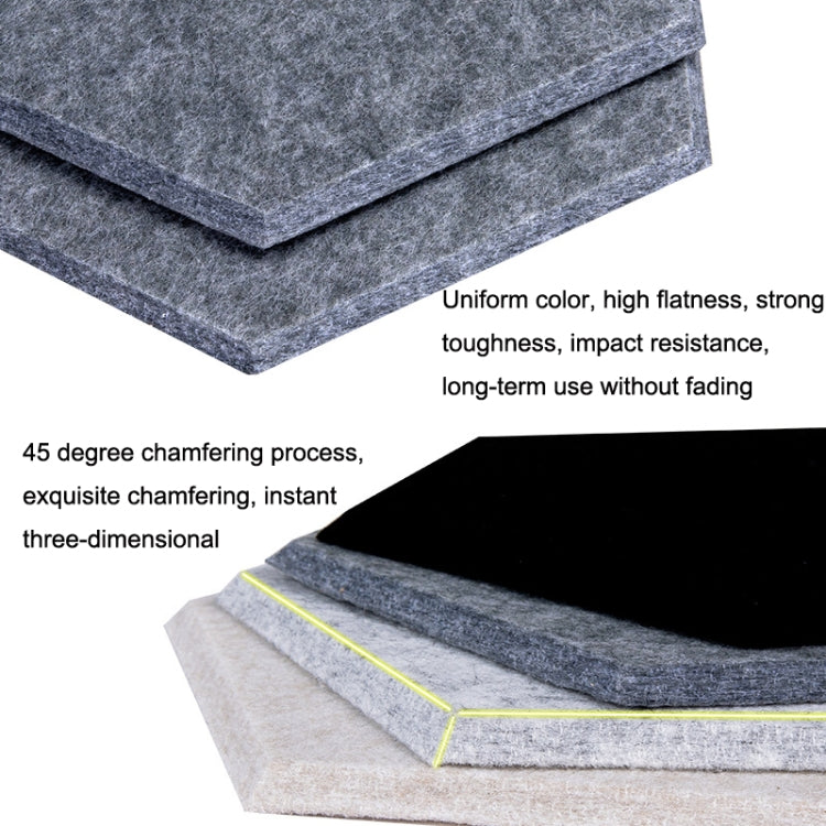 Polyester Fiber Wall Decoration Sound Insulation Cotton Sound Absorbing Board, Style: With Glue (Lake Blue)