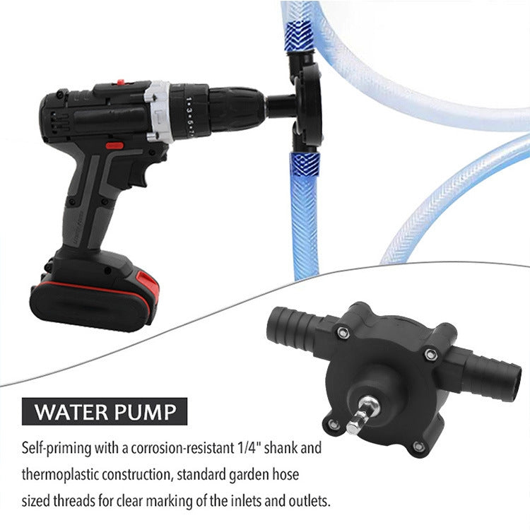 Home Small Flashlight Drill Pump Convenient DC Pumping Machine