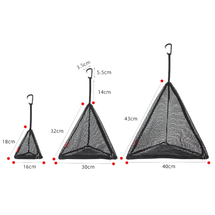CLS Outdoor Triangular Foldable Storage Mesh Bag