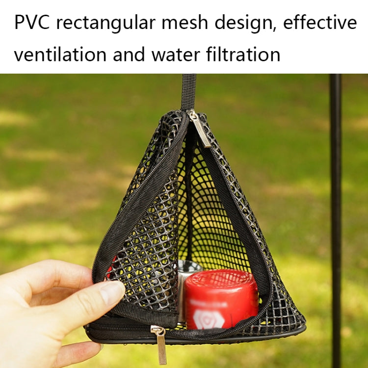 CLS Outdoor Triangular Foldable Storage Mesh Bag