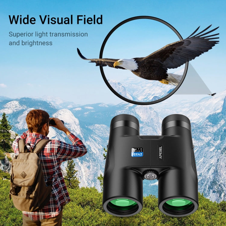 APEXEL 10x42 Fixed Focus Binoculars  Autofocus Telescope