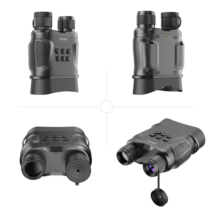 APEXEL Night Vision Binoculars With Video Recording HD Infrared Telescope For Hunting