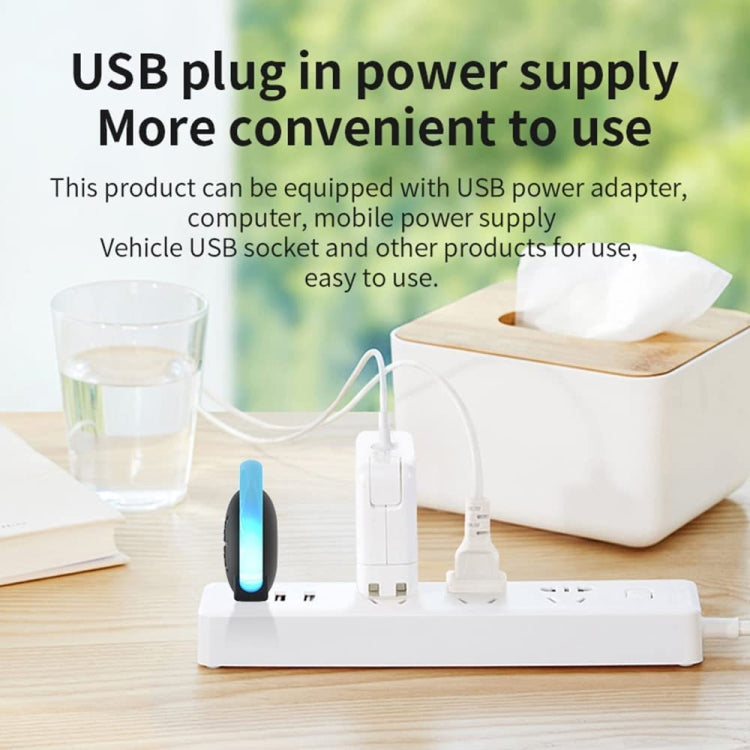 USB Car Mouse Repellent Ultrasonic Mosquito Insect Repellent With Atmosphere Light