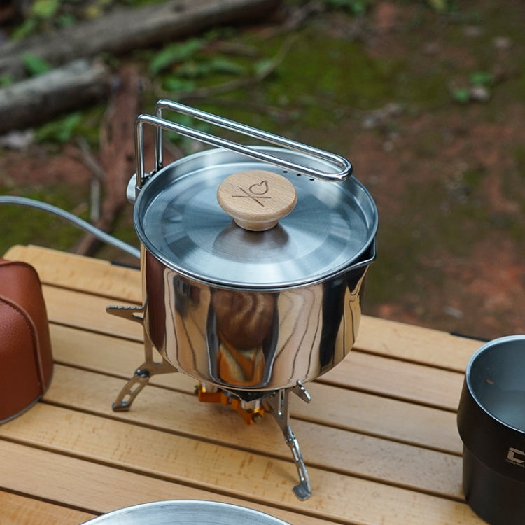 Outdoor Multifunctional 304 Stainless Steel Burning Kettle