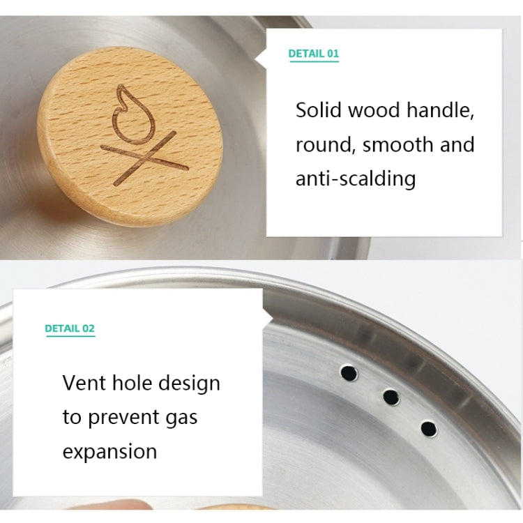 Outdoor Multifunctional 304 Stainless Steel Burning Kettle