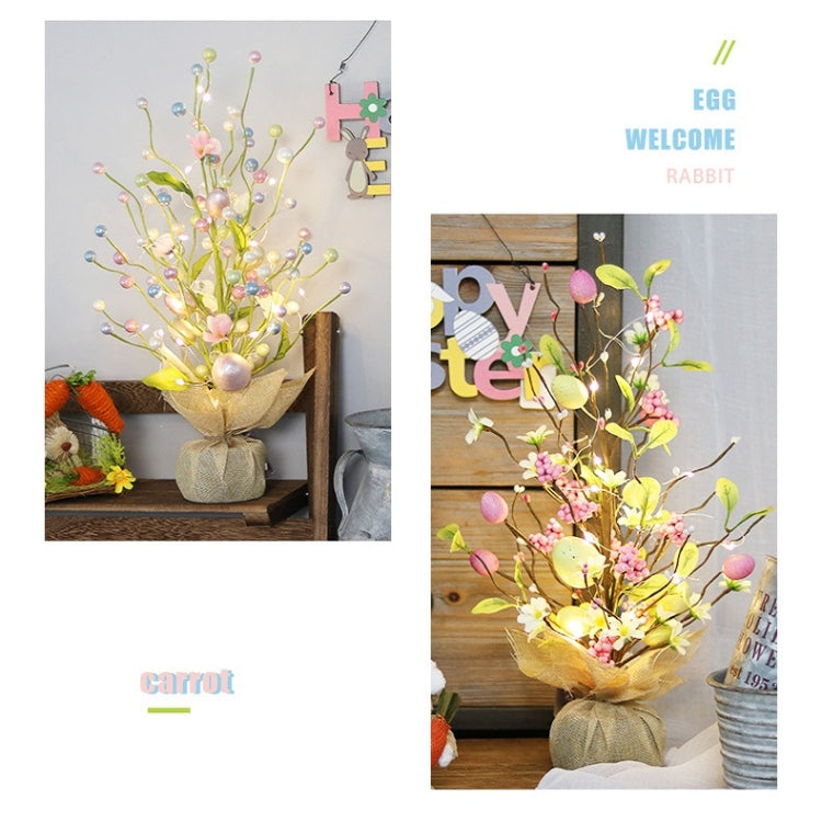 Easter LED Lights Colorful Egg Decorative Tree