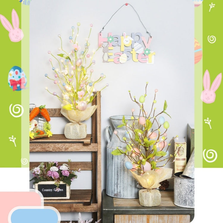 Easter LED Lights Colorful Egg Decorative Tree