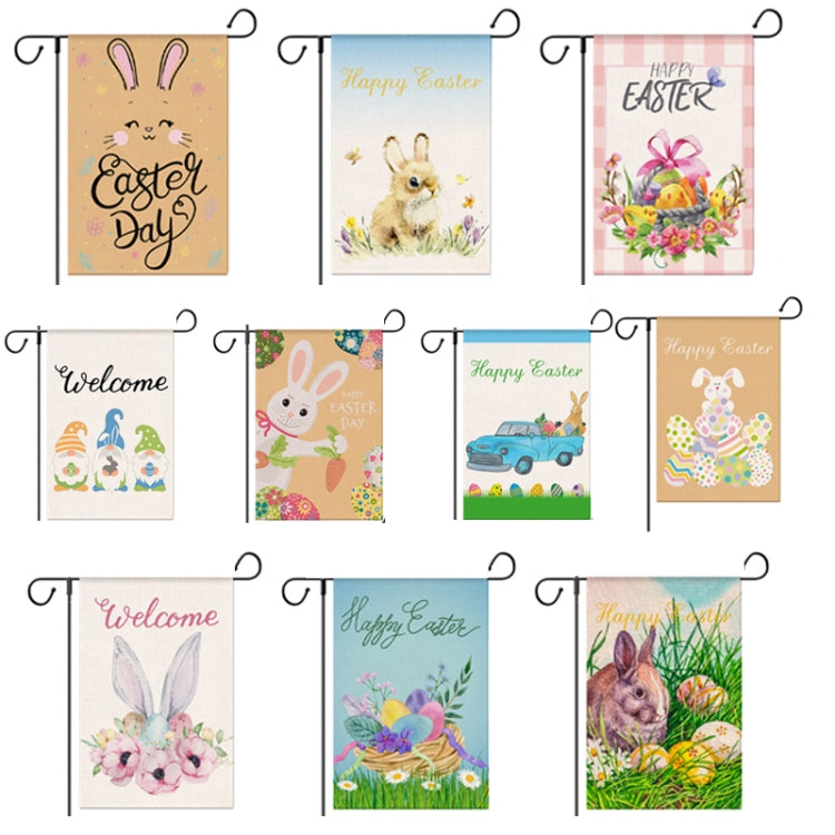 Easter Decorative Linen Strong and Durable Garden Flag