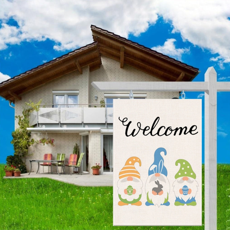 Easter Decorative Linen Strong and Durable Garden Flag