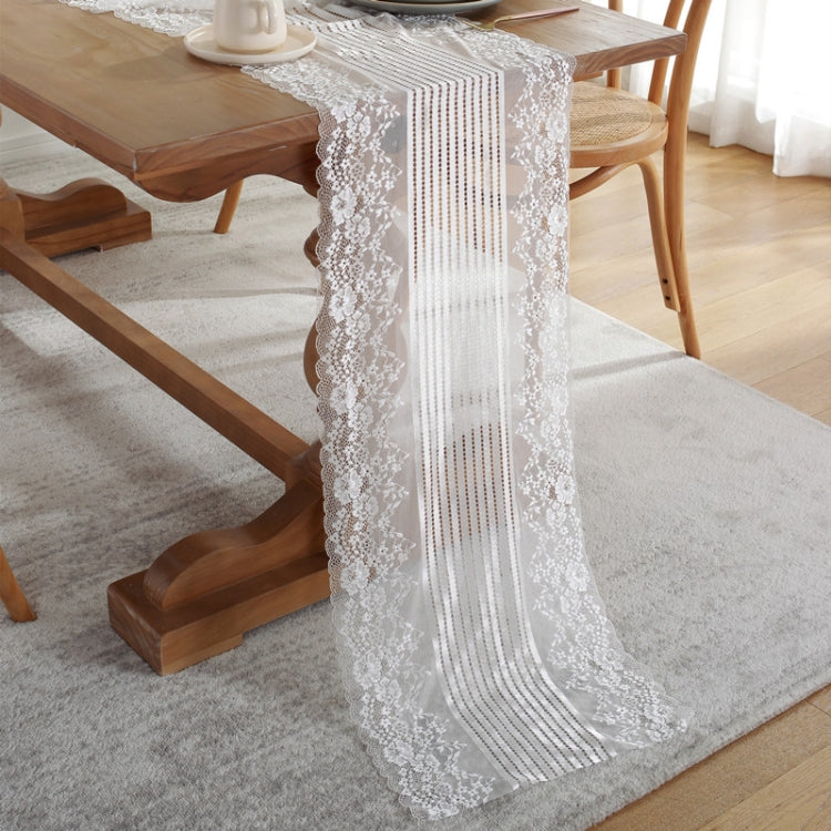 Romantic Lace Table Runner Wedding Decoration