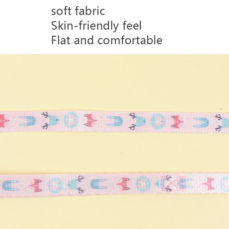 Rabbit Head Type Cat Traction Rope Anti-breakaway Adjustable Cat Leash