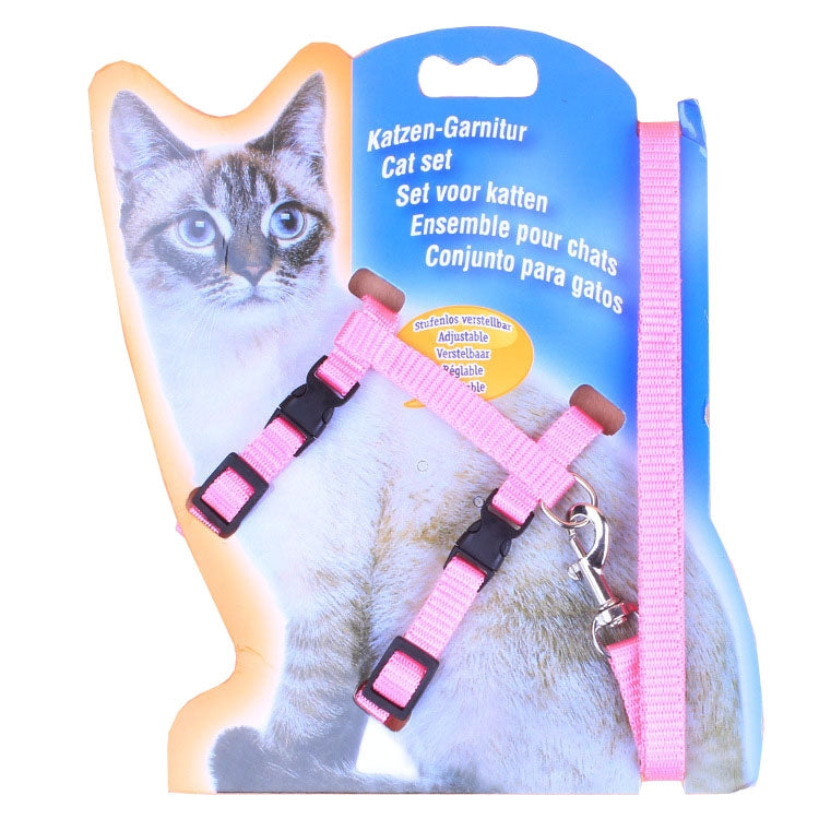 I-shaped Nylon Cat Leash Pet Chest Strap