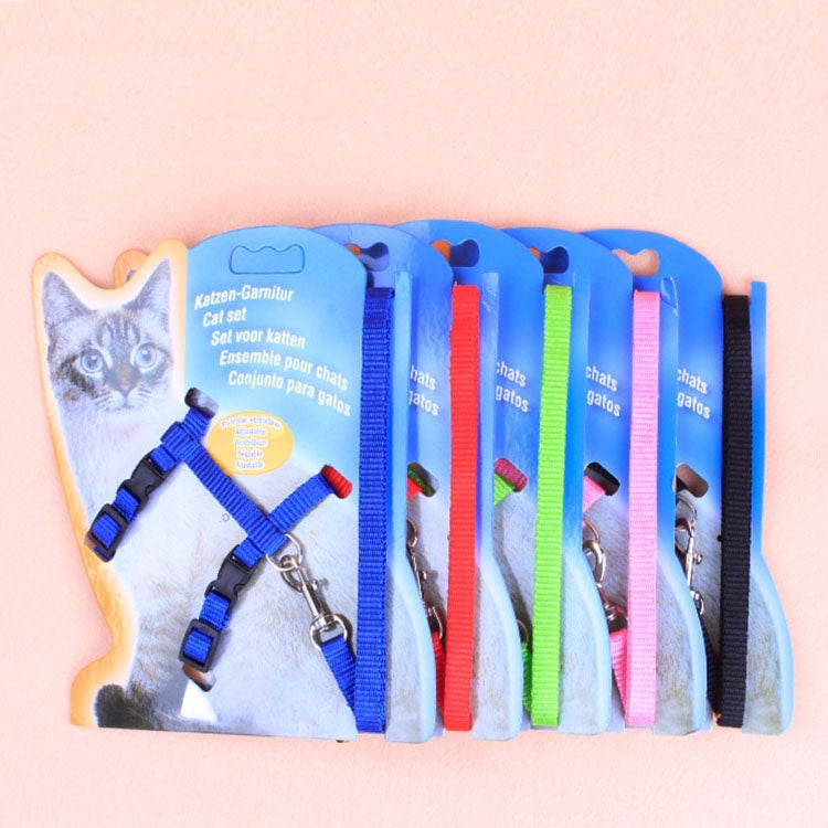 I-shaped Nylon Cat Leash Pet Chest Strap