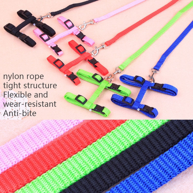 I-shaped Nylon Cat Leash Pet Chest Strap