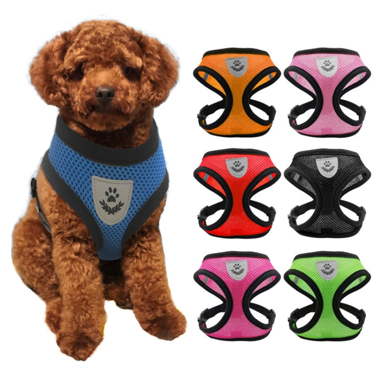 Pet Chest Strap Small Medium Dog Cat Breathable Dog Walking Vest, Size: