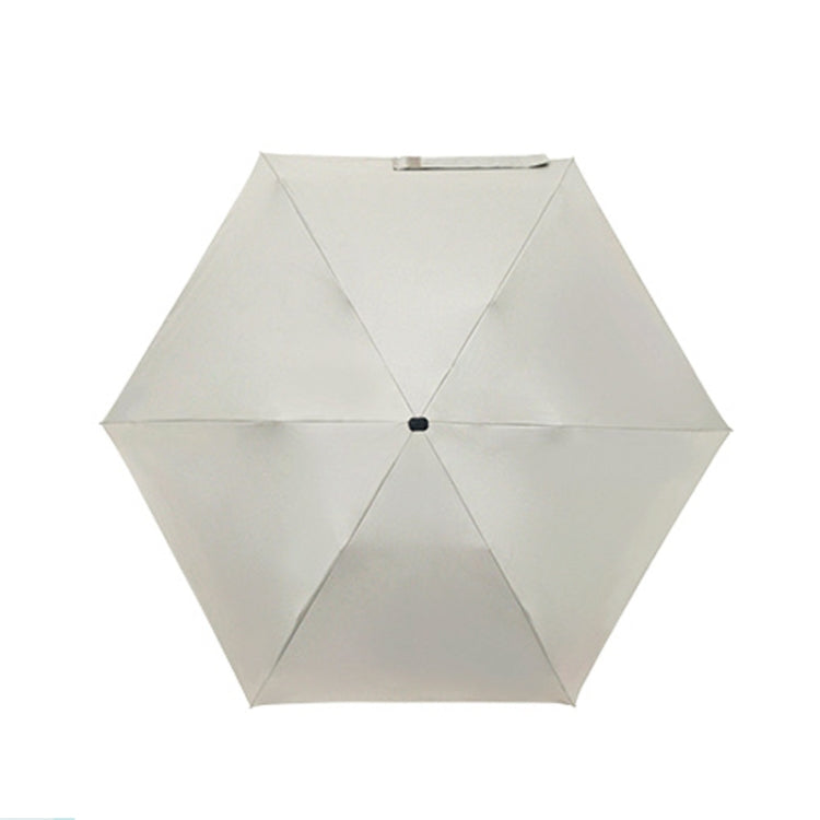 PARACHASE Mini Six Fold Bag Black Glue Sunside Sunscreen Anti-UV Sun Umbrella