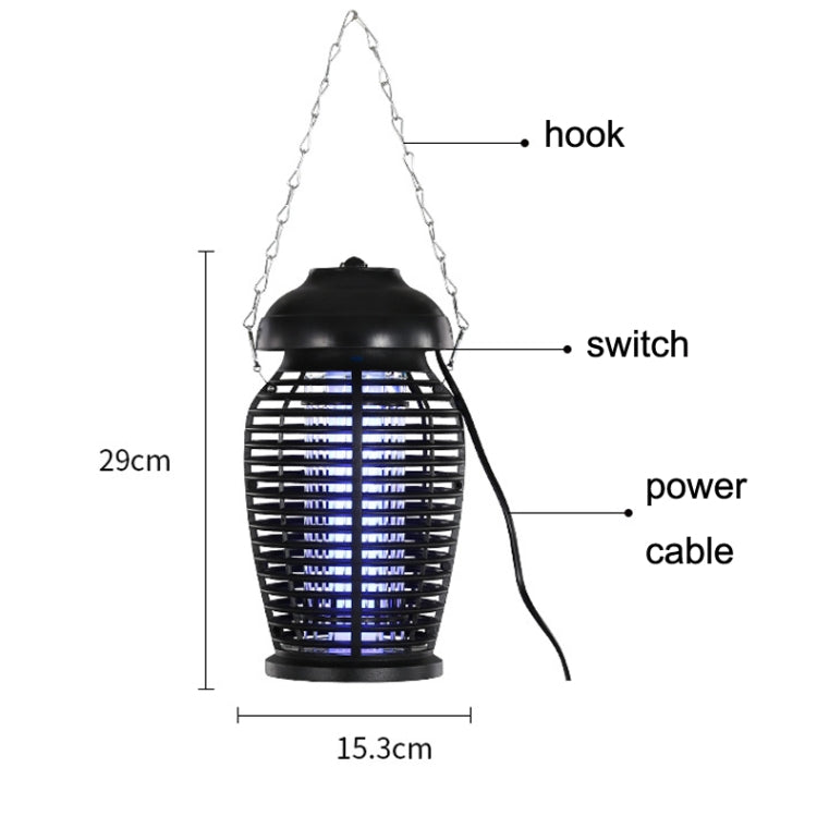 Outdoor Waterproof Mosquito Repellent Restaurant Hotel Fly Flyer Catcher, Plug Specification: