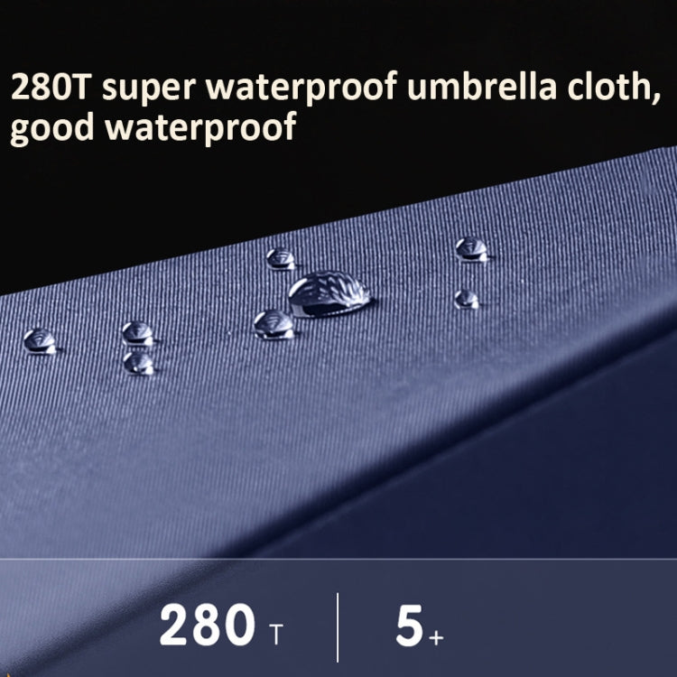 3-fold 8-bone Hand-opened Sunny and Rainy Umbrella Black Glue Sunscreen Umbrella