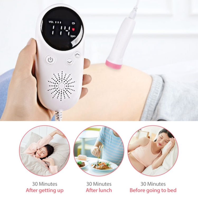 W8-25 Fetal Heart Rate Doppler Battery Powered Household Heartbeat Monitor