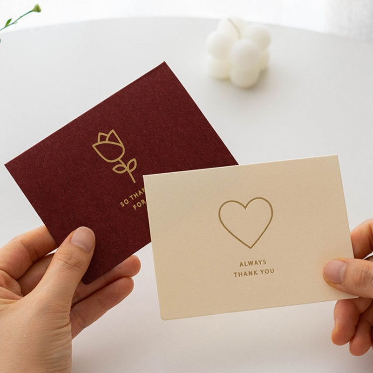 2 Sets Bronzing Mother Day Birthday Card Wishes DIY Envelope Set