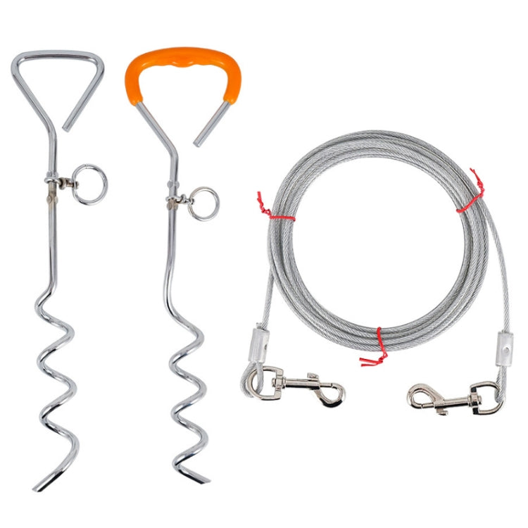 Outdoor Pet Leash Stainless Steel Ground Nail Fixing Bolt, Specification：