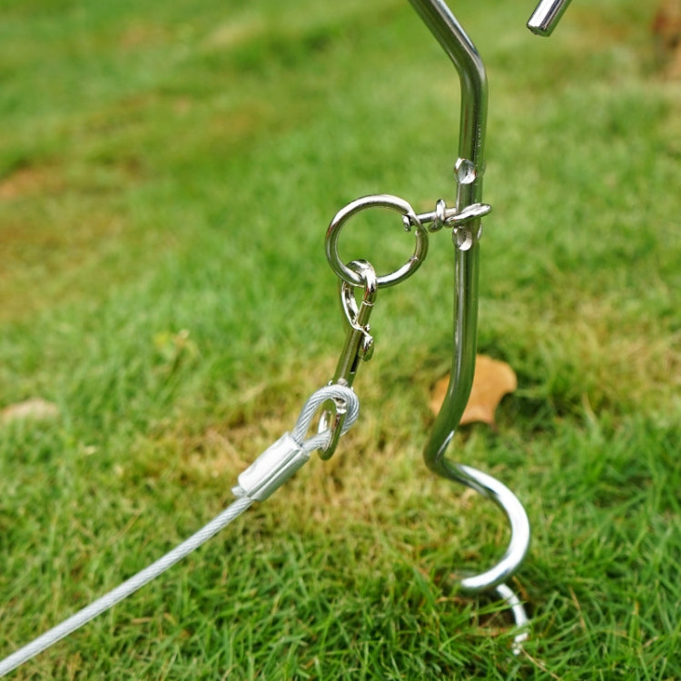 Outdoor Pet Leash Stainless Steel Ground Nail Fixing Bolt, Specification：