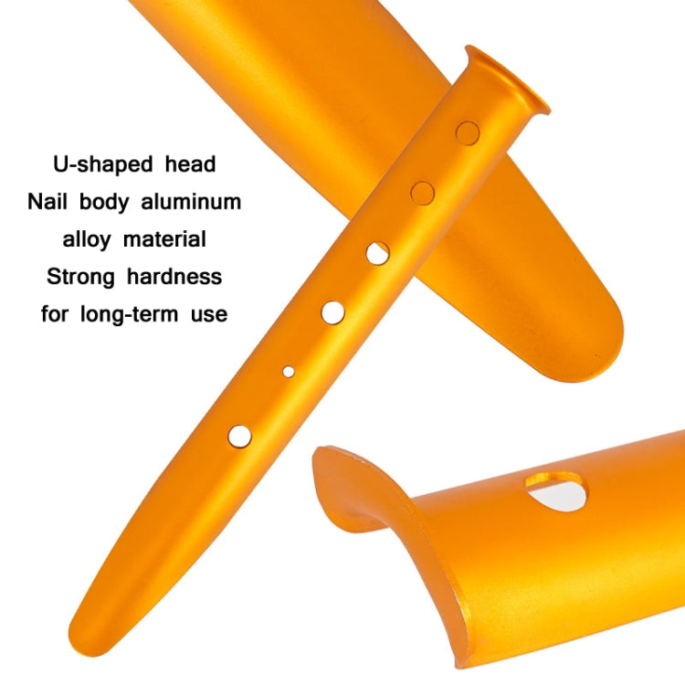 Outdoor Camping Tent Aluminum Alloy Tubular Ground Nails