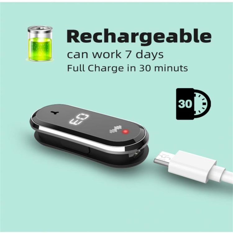 M21  Ultrasonic Mosquito Repellent Bracelet with Step Counter & Clock & Temperature Function