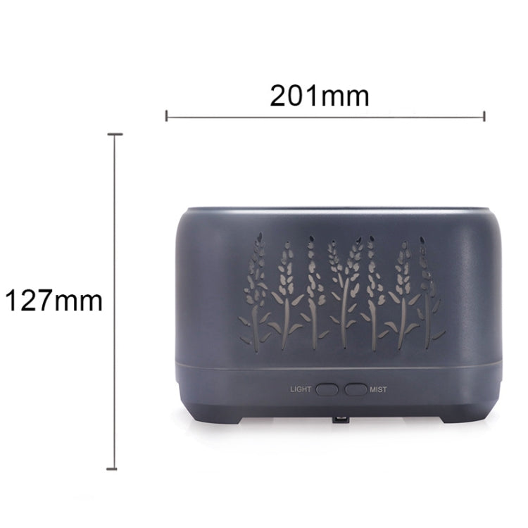 YX-1690 Wood Grain Aroma Diffuser Hollow Flame Humidifier