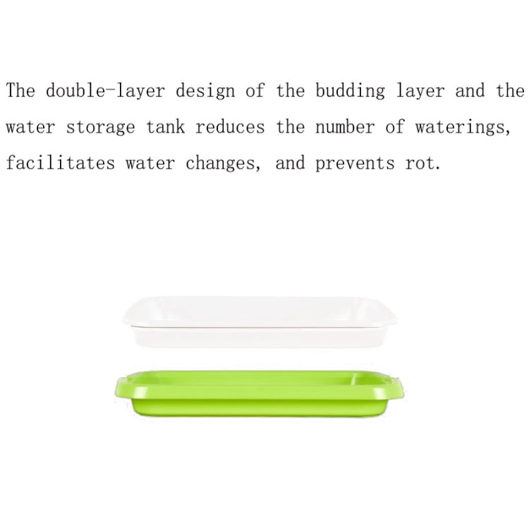 5 PCS Bean Sprout Germination Tray Soilless Culture Seedling Pot