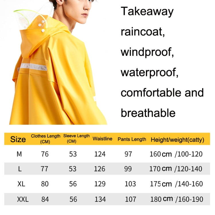 Adult Anti-Riot HD Double Brim Raincoat Rainpants Sets