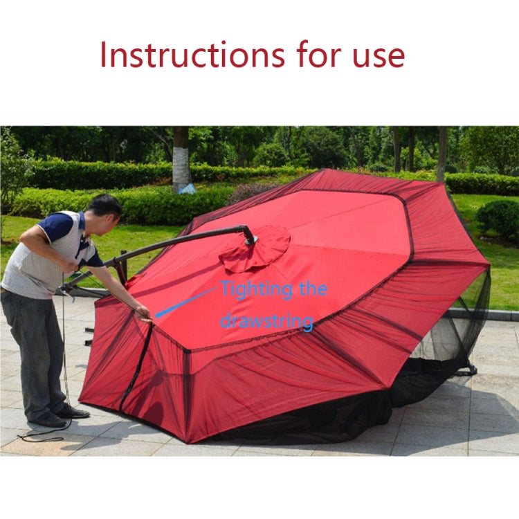 HY-0205 300 x 230 cm Outdoor Parasol Anti-mosquito Net Cover