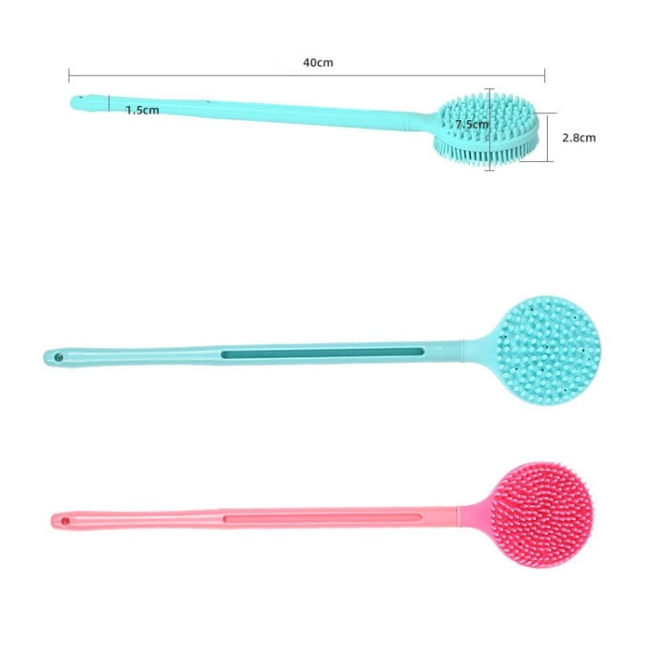 Silicone Massage Long Handle Double Sided Bath Brush