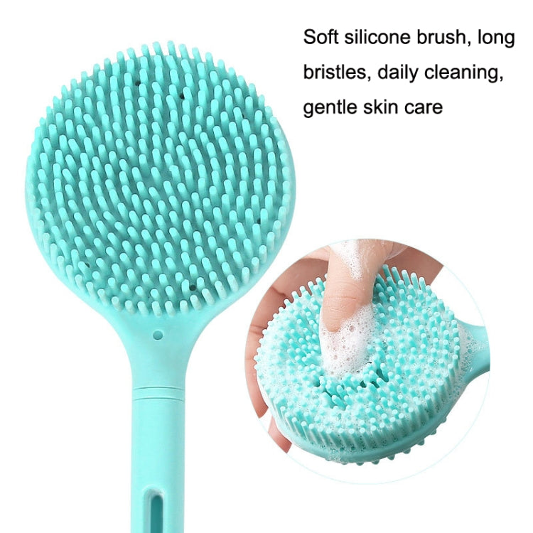 Silicone Massage Long Handle Double Sided Bath Brush