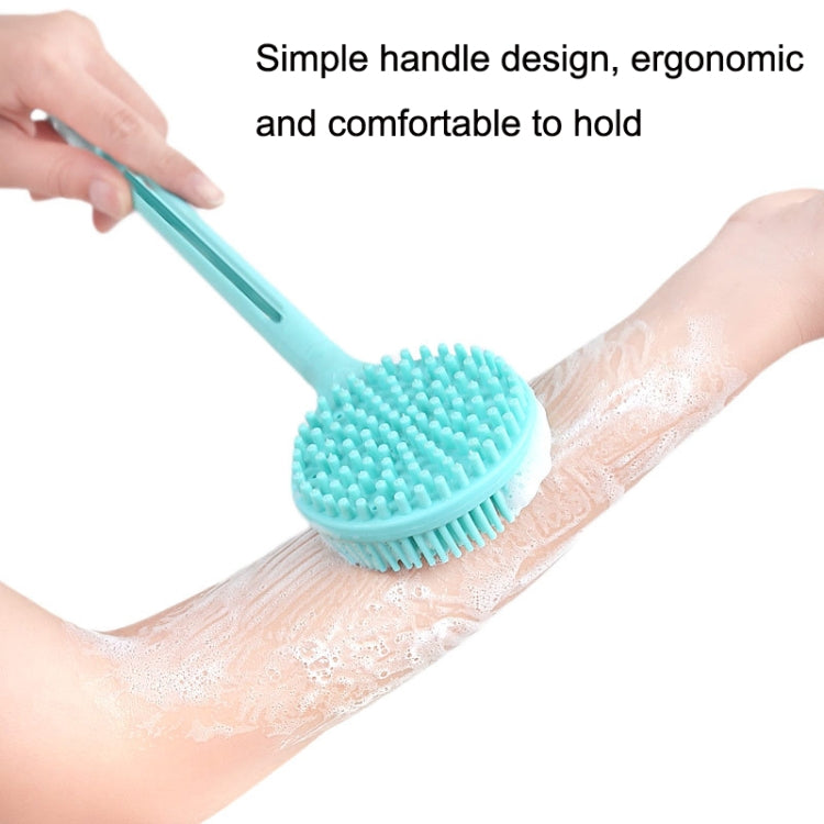 Silicone Massage Long Handle Double Sided Bath Brush