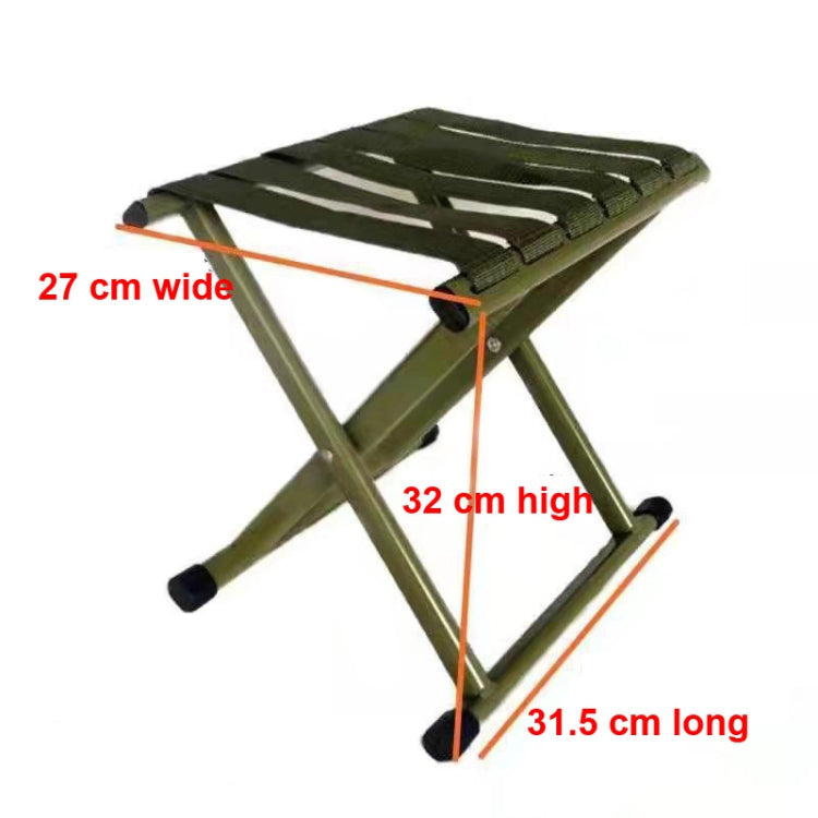 Lacquer Thickened Folding Stool Fishing Stool