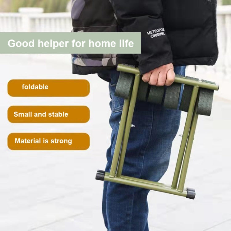 Lacquer Thickened Folding Stool Fishing Stool